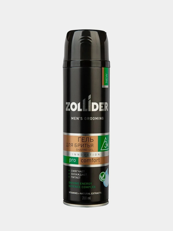 Гель для бритья Zollider Pro Comfort, мужской, 200 мл