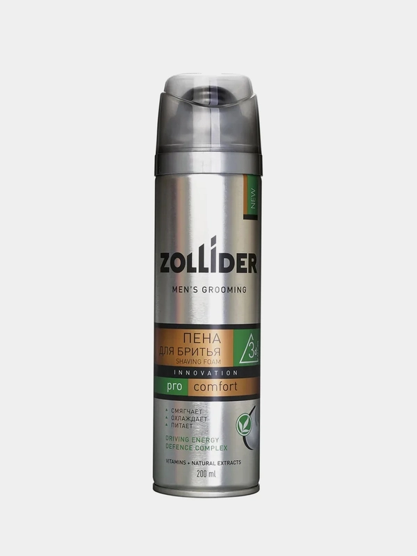Пена для бритья мужская Zollider Pro Comfort, 200 мл