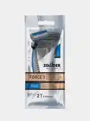 Одноразовые бритвенные станки Zollider Force 3 MAX, 3 лезвия, 2 шт
