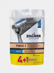 Одноразовые бритвенные станки Zollider Force 3 MAX, 3 лезвия, 5 шт