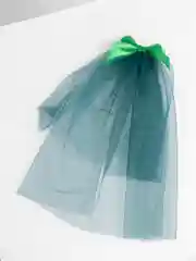 Зеленый фата свадебная для девичника