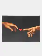 Черный коробка подарочная складная Love, 16 х 23 х 7,5 см
