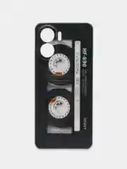 Хром силиконовый чехол на Honor 90 Lite (Хонор 90 Лайт), прозрачный, с рисунком