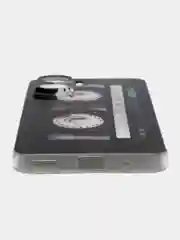 Хром силиконовый чехол на Honor 90 Lite (Хонор 90 Лайт), прозрачный, с рисунком