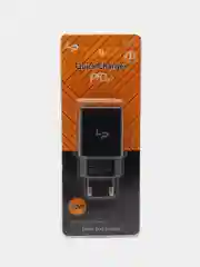 Черный блок питания для iPhone и Android, с быстрой зарядкой, 20W, Type-C