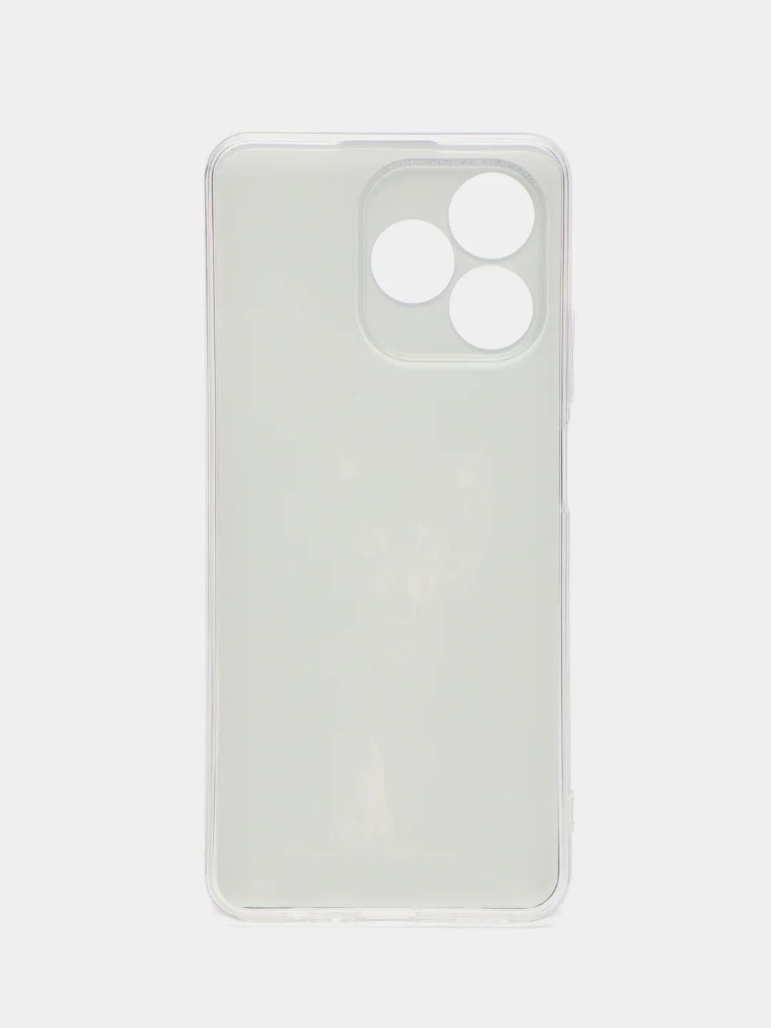 Серый меланж силиконовый чехол на Realme C53/C51 (Реалми С53/С51), прозрачный, с рисунком, защита камеры