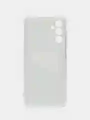 Тёмно-коричневый чехол на Samsung Galaxy A14 4G (Галакси A14 4G), прозрачный, с рисунком, защита камеры