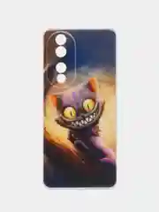 Индиго силиконовый чехол на Honor 90 (Хонор 90), прозрачный, с рисунком