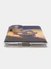 Индиго силиконовый чехол на Honor 90 (Хонор 90), прозрачный, с рисунком