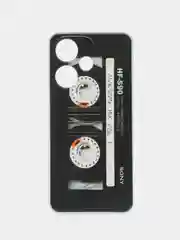 Хром чехол на Infinix Hot 30i (Инфиникс Хот 30и) с рисунком, прозрачный