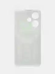 Угольный чехол на Infinix Hot 30i (Инфиникс Хот 30и) с рисунком, прозрачный