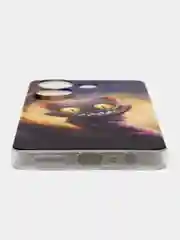Индиго чехол на Tecno Camon 20/20 Pro 4G (Текно Камон 20/20 Про 4G), с рисунком, защита камеры