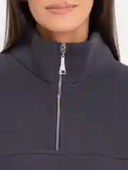 Угольный женский костюм теплый, двойка