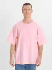 Розовый футболка Oversize