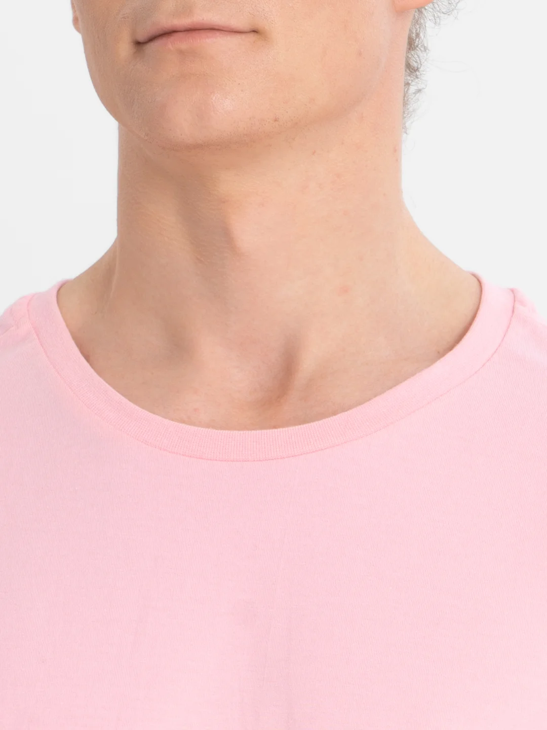 Розовый футболка Oversize