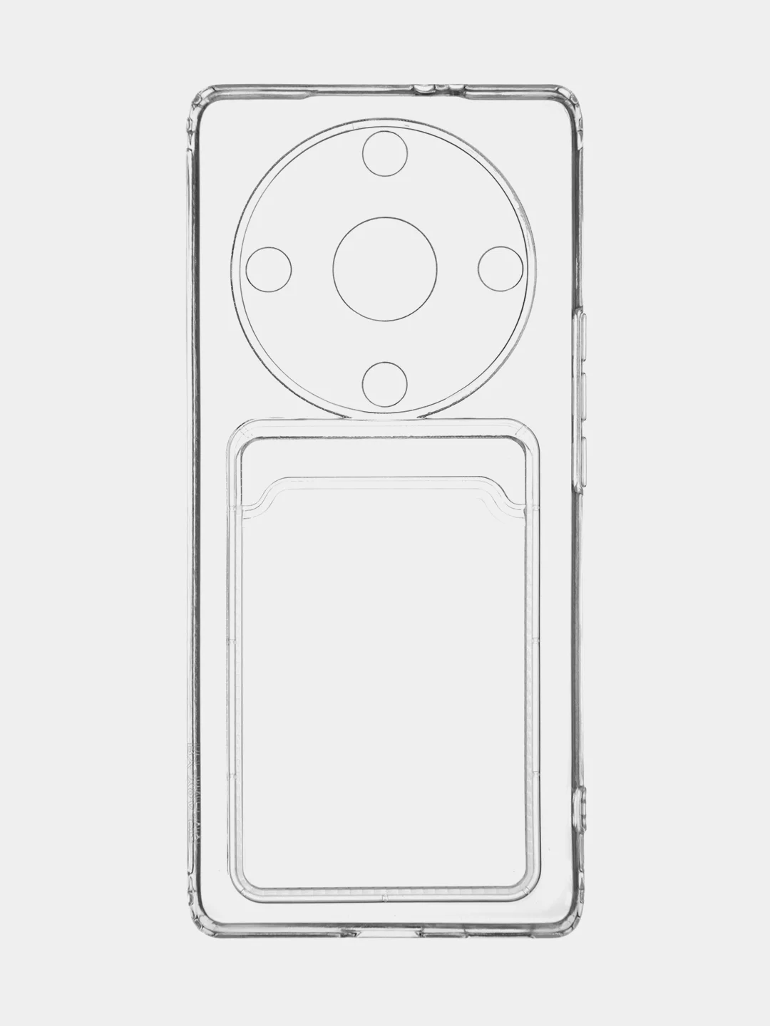 Молочный чехол для Honor X9a и Honor Magic5 Lite силиконовый BROSCORP с бортиком-защитой камер