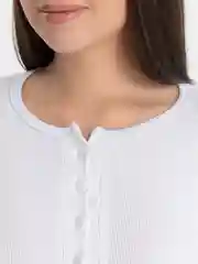 Белый боди женское, с длинным рукавом