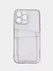 Черный чехол для айфон 11 12 iPhone 13 14 15 / 7 8 / Pro Max Plus / XR / XS, силиконовый для карт