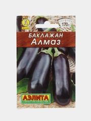 Семена Баклажан "Алмаз", Аэлита, серия Лидер, 0,3 г