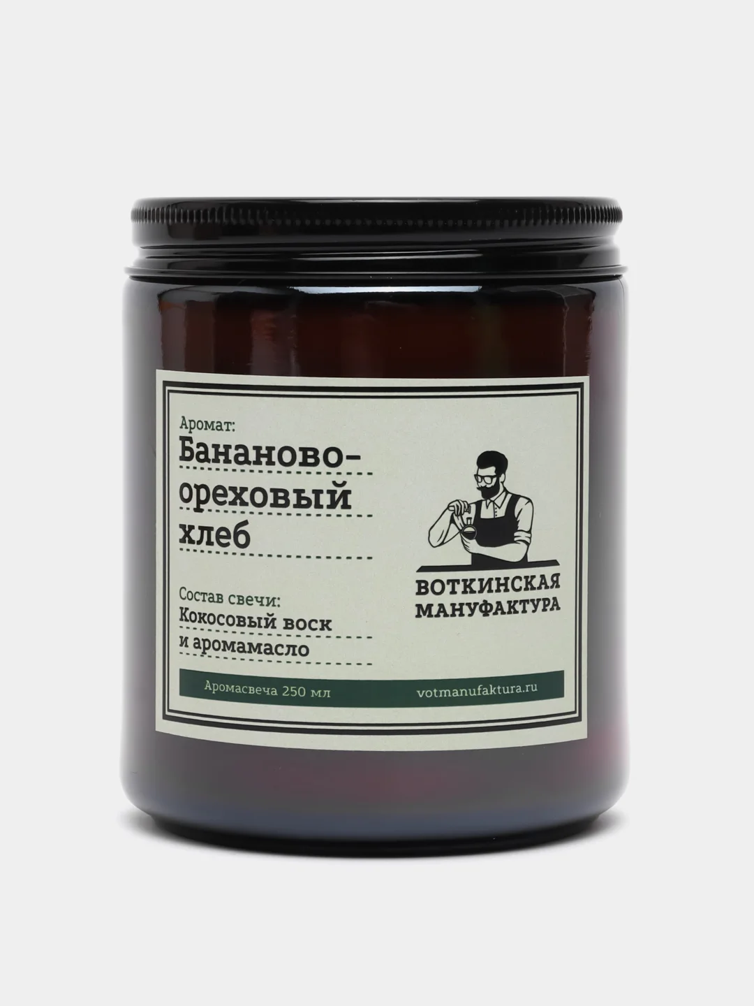 Ароматическая свеча "Бананово-ореховый хлеб"