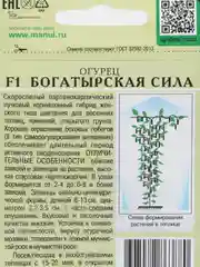 Семена Огурец "Богатырская сила F1", 10 штук