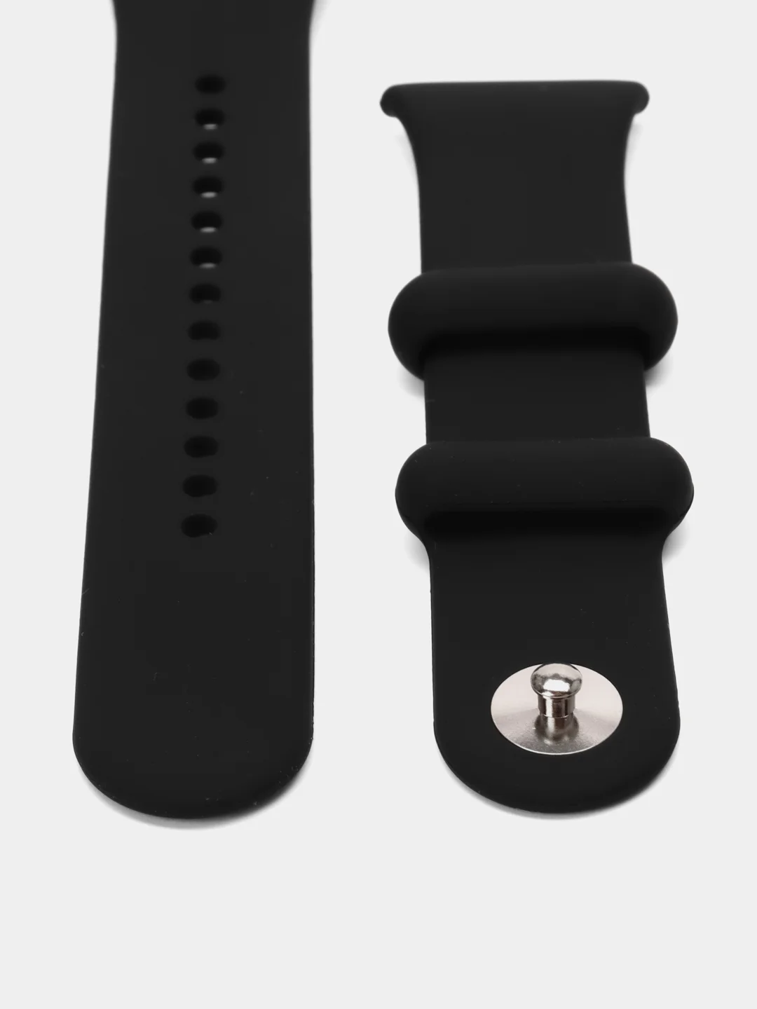 Черный ремешок Zibelino для Xiaomi Mi Band 8 Pro, силиконовый