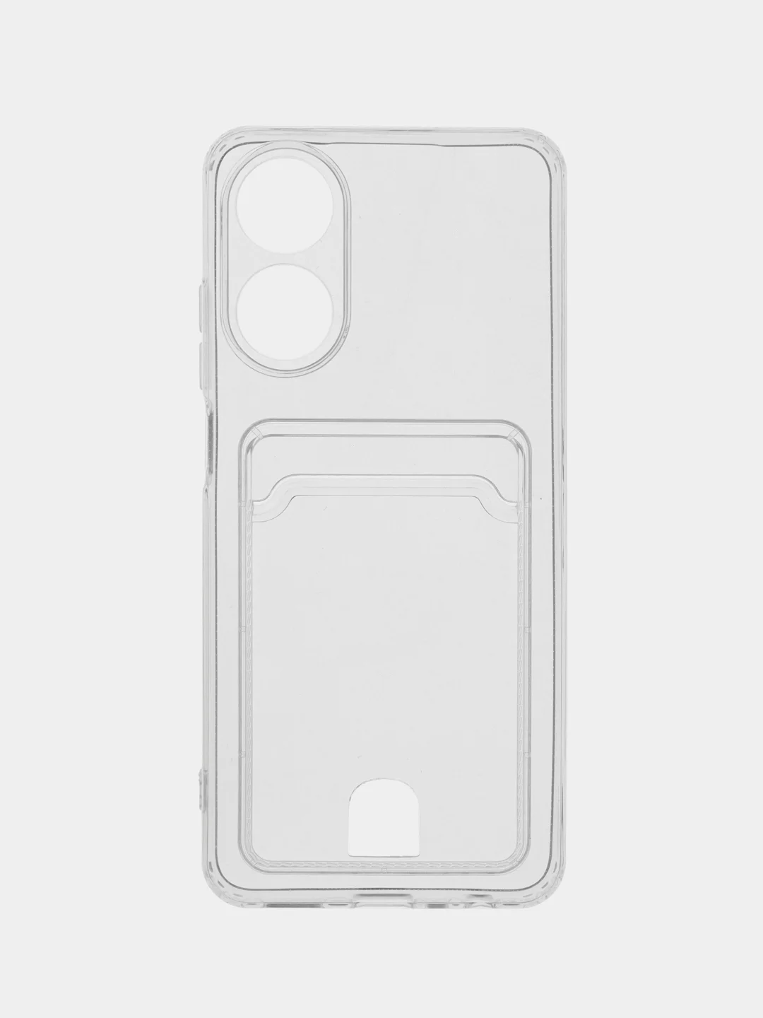 Прозрачный чехол для Oppo A78, с картхолдером
