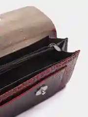 Красный женский кошелек из экокожи