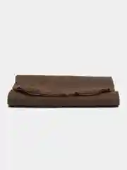 Коричневый банный лежак с вышивкой, коврик для бани, 150 х 50 см
