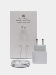 Зарядное устройство для iPhone, Айфон, блок питание и кабель, 20W