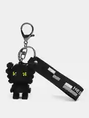 Черный брелок-игрушка Kaws для ключей, сумки, рюкзака