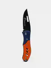 Нож туристический PF-PK-32, нож походный, длина лезвия 6,3 см, цвет оранжевый