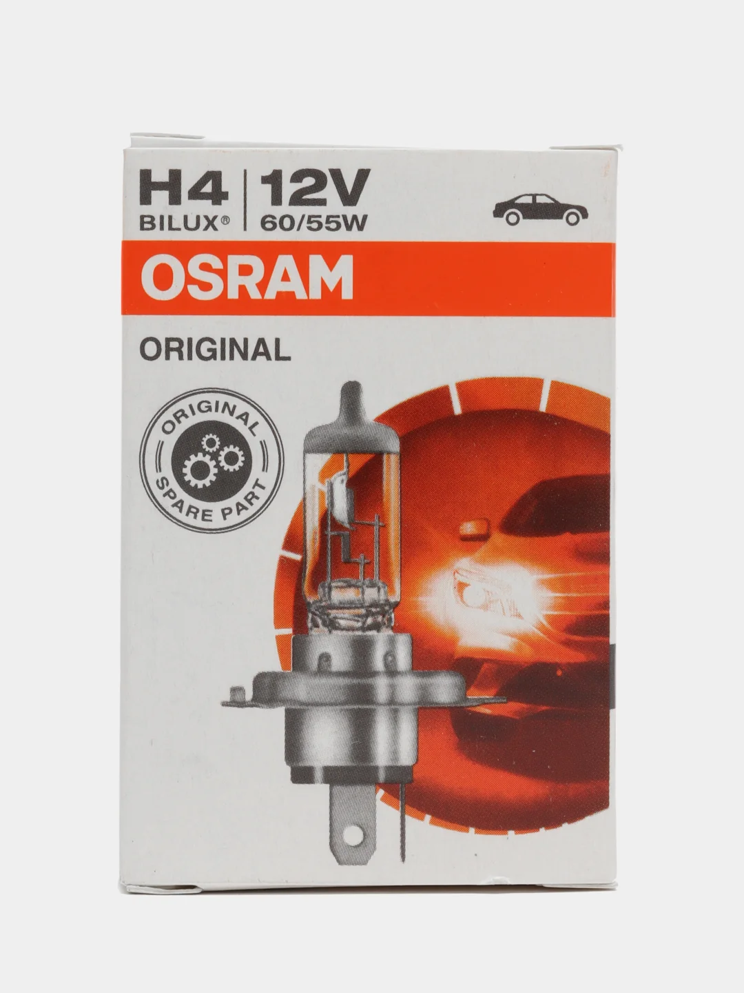 Лампа галогенная Osram, автомобильная, 12V, 55W, H1 / H3 / H4 / H7 / H11