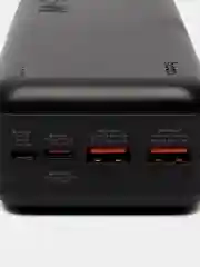 Черный внешний аккумулятор Hoco J101B, 30 000 мАч, Power bank, QC3.0, PD3.0, 2 USB + USB-C