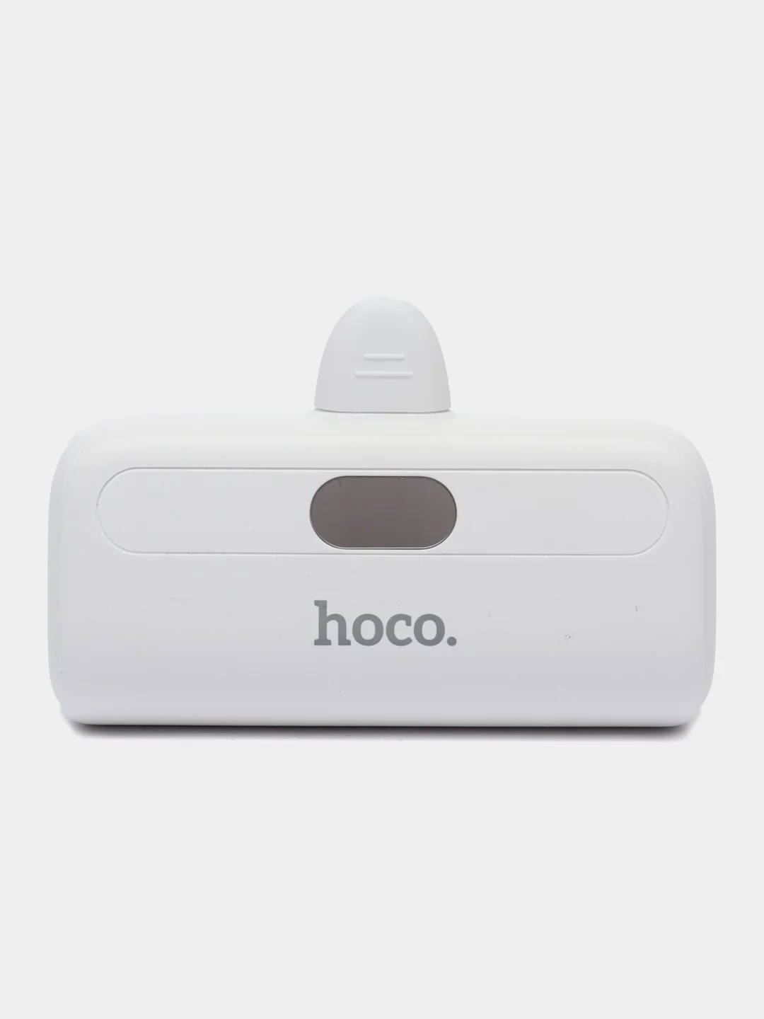 Белый повербанк с дисплеем Hoco J116, 5000 мАч, разъём Type-C, power bank, внешний аккумулятор