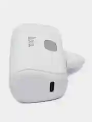 Белый повербанк с дисплеем Hoco J116, 5000 мАч, разъём Type-C, power bank, внешний аккумулятор