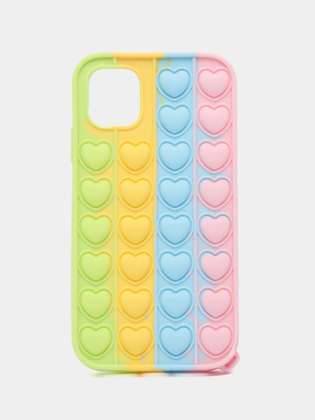 Бирюзовый чехол для iPhone 11, серия Pop it, антистресс