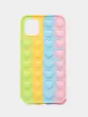 Бирюзовый чехол для iPhone 11, серия Pop it, антистресс