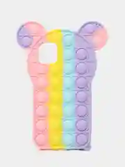 Желтый чехол для iPhone 11, серия Pop it, антистресс