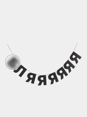 Гирлянда-растяжка интерьерная, черная
