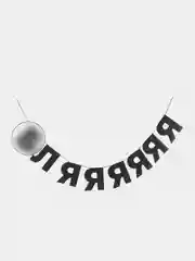 Гирлянда-растяжка интерьерная, черная