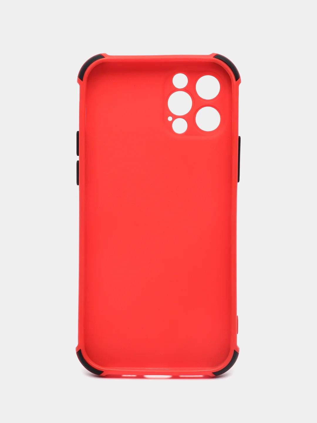 Красный противоударный чехол для iPhone 12 Pro Max/Oppo Realme C3, силиконовый