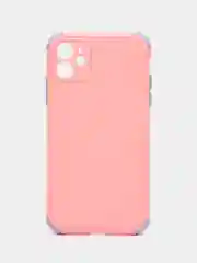 Розовый противоударный чехол для iPhone 12 Pro Max/Oppo Realme C3, силиконовый
