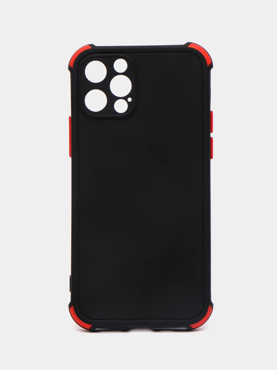Черный противоударный чехол для iPhone 12 Pro Max/Oppo Realme C3, силиконовый