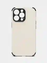 Белый силиконовый чехол для iPhone 13 Pro, под кожу