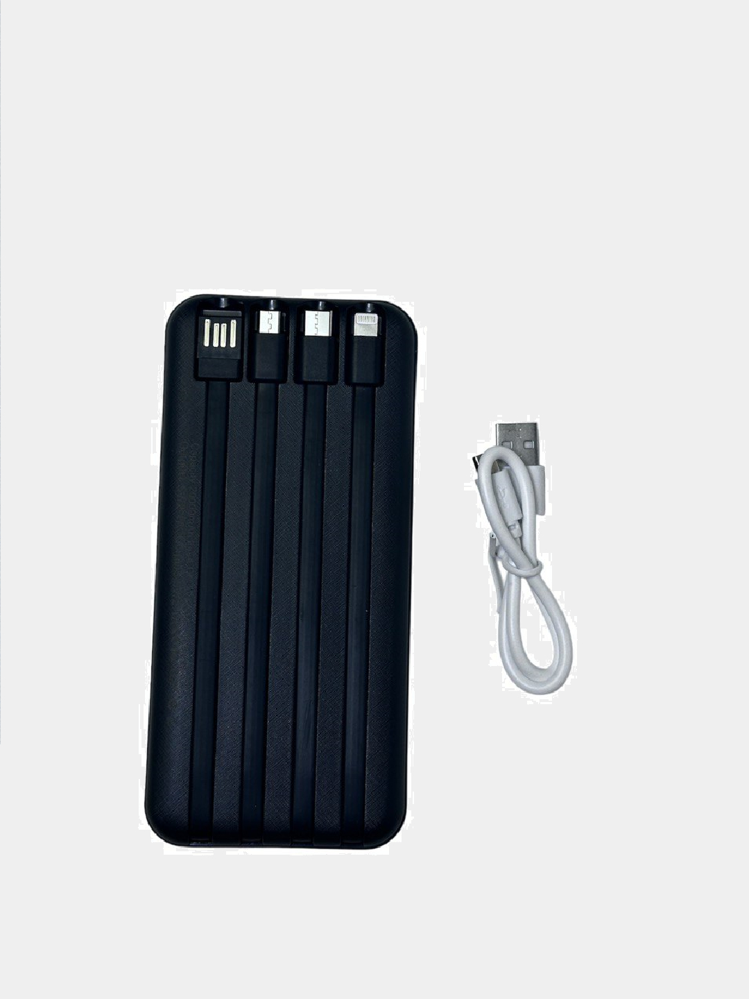 Повербанк (Power Bank), внешний аккумулятор со встроенными проводами, 20000- 30000 mAh купить по цене 1424.05 ₽ в интернет-магазине Магнит Маркет