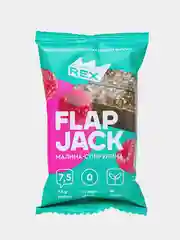 Печенье овсяное протеиновое ProteinRex FLAP JACK "Малина-спирулина", 60 г