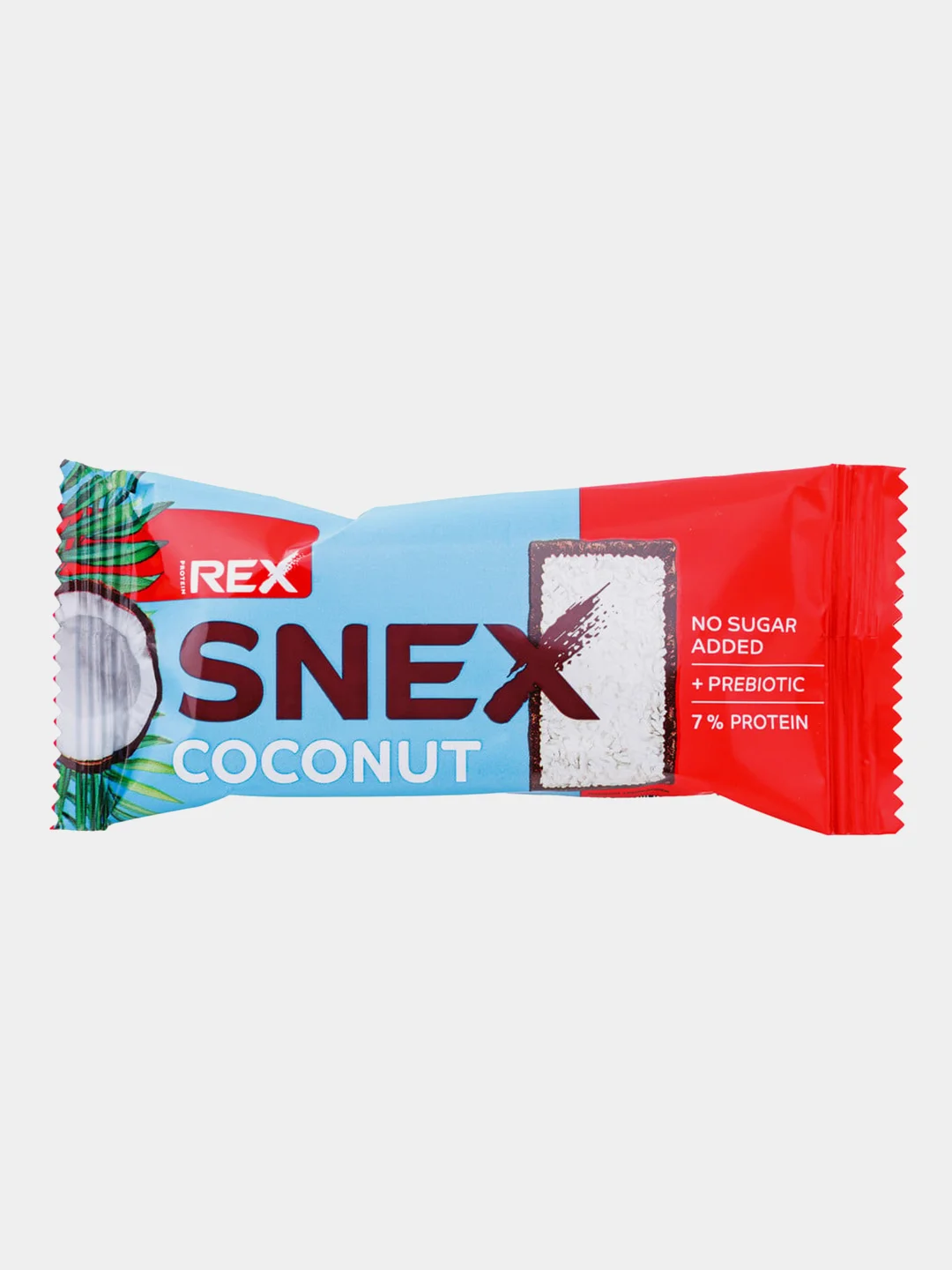 Батончик многослойный протеиновый ProteinRex SNEX КОКОС, в какао-глазури, 40 г