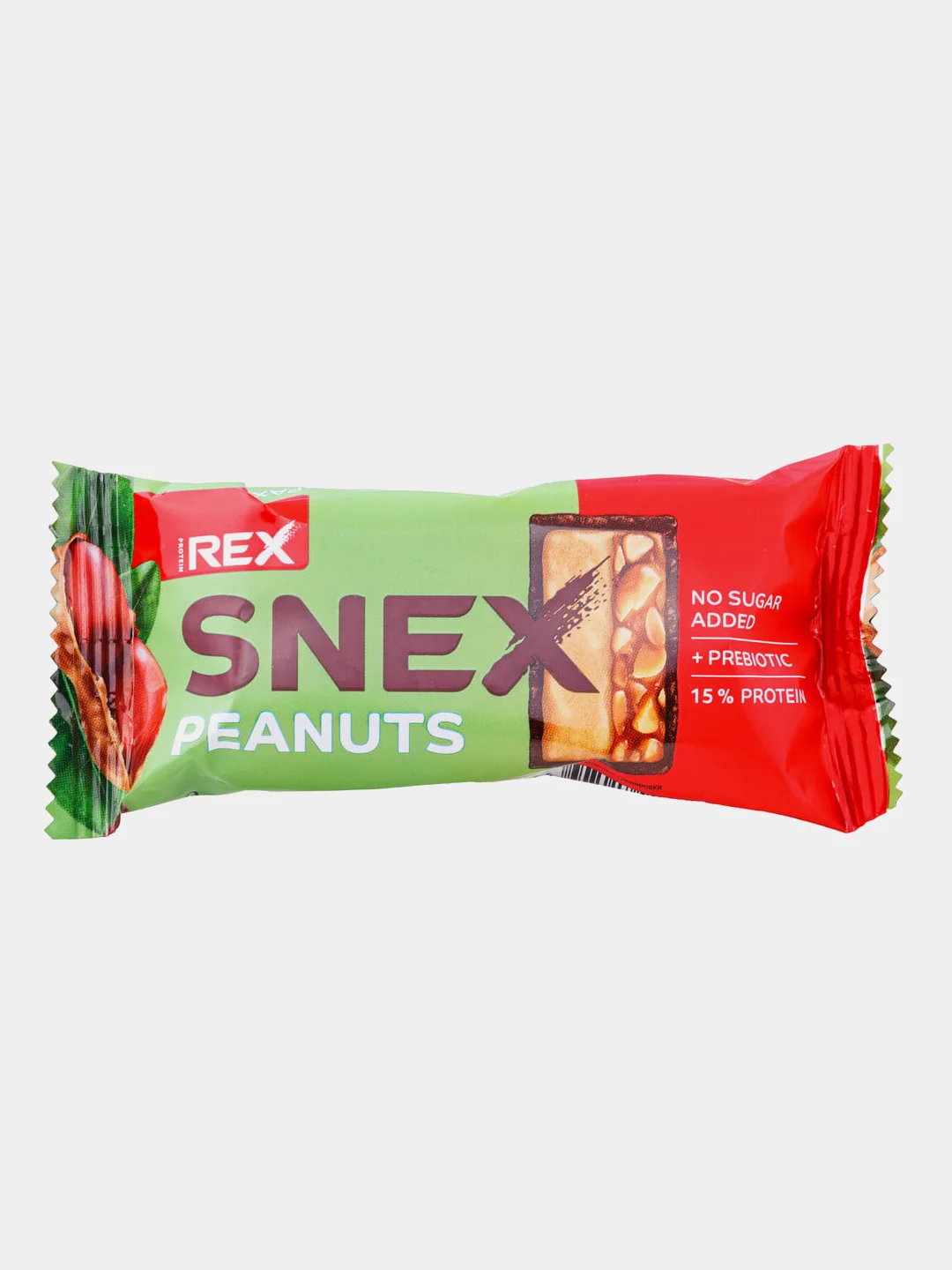 Батончик многослойный протеиновый ProteinRex SNEX, арахис, в какао-глазури, 50 г