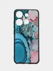 Фуксия силиконовый чехол для Infinix SMART 7, с принтом, с рисунком, Инфиникс Смарт 7